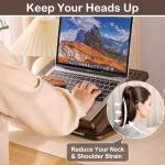 StrongTek 6-Position Bamboo Table Easel, 16x12 Inch Adjustable Drawing and Sketching Board with Built-in Handle and Back Storage, Portable Art and Lap Desk for Sketching, Reading, and Book Stand