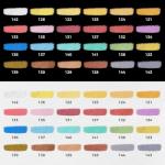 LIGHTWISH Handmade Metallic Soft Pastel Set 24 Colors,Super Soft & Blendable Chalk Pastel Sticks for Professional Drawing Painting,Blending
