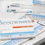 MEEDEN Watercolor Paper Block - 3 Textures 100% Cotton Watercolor Paper Pad of 30 Sheets, 140lb/300gsm, Acid-Free Art Paper for Watercolor, Gouache, Ink and More, 10" x 7"
