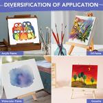 Stretched Canvases for Painting, 8x8, Pack of 24, Primed Acid-Free, 5/8 Inch Thick Wood Frame Blank Canvas, Art Canvases for Beginners, Artists for Oil Paint,Acrylic Paint, Pouring Painting.