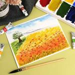 Paul Rubens Watercolor Paint, 36 Vibrant Colors Rich Pigments for Watercolor Painters, Students, Beginners, Hobbyist, Ideal for Many Watercolor Applications (5ml Each Tube)