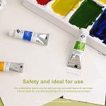 Paul Rubens Watercolor Paint, 36 Vibrant Colors Rich Pigments for Watercolor Painters, Students, Beginners, Hobbyist, Ideal for Many Watercolor Applications (5ml Each Tube)