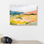 Falling in Art Unfinished Birch Wood Canvas Panels Kit, 4 Pack of 9x12’’ Studio 3/4’’ Deep Cradle Boards for Pouring Art, Crafts, Painting and More