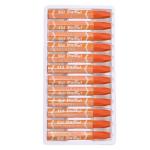 PATIKIL Orange Oil Pastels, 24Pcs Soft Oil Crayons Vibrant and Creamy Pastels Stick Art Supplies for Art Painting Drawing Blending Graffiti for Artists Beginners