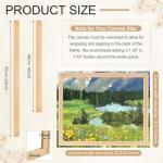 3 Set 16x20 Inch DIY Wood Canvas Frame Kit Wooden Stretcher Bars Removable Lightweight Stretcher Frames for Oil Painting Canvas Art Diamond Prints Poster Needlepoint Arts Embroidery Stitch Supplies