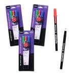 SAKURA Gelly Roll UV Pen - UV Gel Invisible Ink - With Keychain Flashlight - For Art or Drawing - Red, Green & Blue - 9 Pens, 3 Lights
