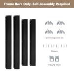 FOLKOR Floating Frame for 20x30 Canvas Painting, DIY Metal Canvas Frame with 1.5 Inch Deep for Oil Paintings Art Prints Artwork Landscape Portrait Living Room Wall Decor (Black)