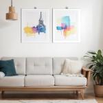 3 Set 16x20 Inch DIY Wood Canvas Frame Kit Wooden Stretcher Bars Removable Lightweight Stretcher Frames for Oil Painting Canvas Art Diamond Prints Poster Needlepoint Arts Embroidery Stitch Supplies