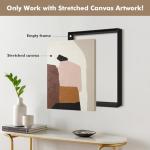 FOLKOR Floating Frame for 20x30 Canvas Painting, DIY Metal Canvas Frame with 1.5 Inch Deep for Oil Paintings Art Prints Artwork Landscape Portrait Living Room Wall Decor (Black)