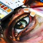 PHOENIX Skin Tone Watercolor Paint Set - 12 Flesh Colors Artist Grade Half Pans Palette Portrait Colors Watercolor Travel Set for Adults, Professional Artists