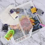 300 Pieces Diamond Painting Release Paper 15 x 15 cm and 15 x 10 cm Double-Sided Non-Stick Cover Replacement 5D Diamond Painting Accessories Tool for Adult Kids