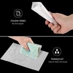 300 Pieces Diamond Painting Release Paper 15 x 15 cm and 15 x 10 cm Double-Sided Non-Stick Cover Replacement 5D Diamond Painting Accessories Tool for Adult Kids