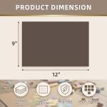 Somime 9x12 (600gsm) Sanded Pastel Paper Pad for Artists, 12 Sheets of 6 Assorted Colors Heavyweight Drawing Paper Pad for Pencils and Soft Oil Charcoal Pastels