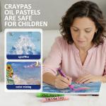 PABLUE Oil Pastels 48 Colors, Soft Oil Pastel Crayons for Drawing Blending,Layering, Shading,Art Supplies for Artists, Beginners, Students, Teachers