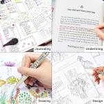 STANBLUE 12 Colored Micro Pens 05, Fineliner pens Waterproof Archival Ink Micro Pen Set, Drawing Art Pens for Illustrating, Journaling, Bible Zentangle Supplies