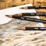 Derwent Tinted Charcoal Pencils, 4mm Core, Pack, 6 Count (2301689)