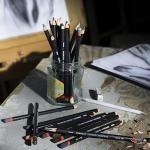 Derwent Tinted Charcoal Pencils, 4mm Core, Pack, 6 Count (2301689)