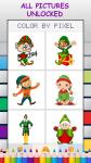 Christmas Elves Color by Number - No Ads Pixel Art Game - Coloring Book Pages - Happy, Creative & Relaxing - Paint & Crayon Palette - Zoom in & Tap to Color - Share Creations with Friends!