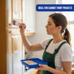 Pro Grade, Paint Brushes, 5-Piece, Paint Brush Set: Flat & Angle Brushes for Latex and Oil Paints, Stains, Interior & Exterior Home Improvement