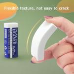 Tamaki White Erasers for Clean, Large Pencil Erasers, 8 Pack