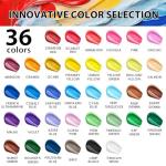 52 Pcs Acrylic Paint Set - 36 Colors (2oz/60ml) with Brushes, Knives & Palette - Rich Pigments Gifts for Adults, Artists & Beginners - Painting on Canvas, Ceramic, Rock, Wood