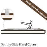 Fuxi Sketchbook 8.5x11, 100 Sheets Hard Cover Sketch Book 8.5" x 11", 68 lb/100gsm Drawing Pad Paper, Spiral Sketch Pad 8.5" x 11", Blank Sketchbook for Art Class, Artist Supplies for Adults