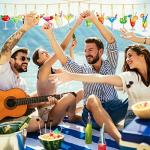 Thinkday 15 Pcs Summer Diamond Painting Keychains Kits Cocktail Tropical Drink 5d Diamond Art Keychain Summer Hanging Ornaments for Adult Beginner DIY Craft Purse Backpack Handbag Family Decor