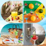 Thinkday 15 Pcs Summer Diamond Painting Keychains Kits Cocktail Tropical Drink 5d Diamond Art Keychain Summer Hanging Ornaments for Adult Beginner DIY Craft Purse Backpack Handbag Family Decor