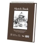 Fuxi Sketchbook 8.5x11, 100 Sheets Hard Cover Sketch Book 8.5" x 11", 68 lb/100gsm Drawing Pad Paper, Spiral Sketch Pad 8.5" x 11", Blank Sketchbook for Art Class, Artist Supplies for Adults
