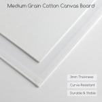 MEEDEN 12-Pack Canvas Boards for Painting, 16 × 20 Inches Blank White Canvas Panels, 100% Cotton, 8 oz Gesso-Primed, Canvas Art Supplies for Acrylic Pouring Airbrushing & Oil Painting