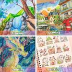 Yangmei Stocking Stuffers, Stocking Stuffers for Teen Girls,12 Rainbow Colored Pencils, Teen Girl Gifts Trendy Stuff, Art Supplies for Kids 9-12, Gifts for 5-12 Year Old Girl, Arts and Crafts for Kids