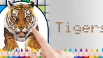 Tigers Color by Number - Free Pixel Art Game - Coloring Book Pages - Happy, Creative & Relaxing - Paint & Crayon Palette - Zoom in & Tap to Color - Share Creations with Friends!