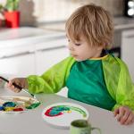 Aodaer 12 Pieces Stretched Canvas for Painting 6 Inch Blank Canvas Panels Triangle Square Hexagon Round Shape Canvases Boards Art Supplies for Acrylic Pouring Oil Painting