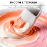 ABEIER Outdoor Acrylic Paint Set, 15 Vibrant Colors (8.45oz/250ml Large Bottles), Waterproof & UV Resistant Outdoor Paint for Rocks, Wood, Walls, Garden Statues, Professional Bulk Art Supplies