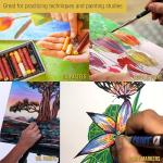 U.S. Art Supply 9" x 12" Premium Heavy-Weight Oil Painting Pad (2 Pack, 30 Sheets Total) - 90lb (190gsm) - Oil Pastel Paper for Students and Adults