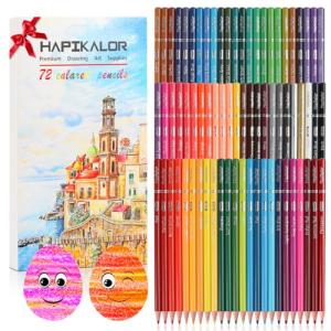 Hapikalor 72 Colored Pencils for Adult Coloring Books, Professional Coloring Pencils Set, Art Supplies for Drawing, Sketching, Gifts for Teens