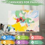 FUMILE Canvas Boards for Painting 8x10, 26 Pack Canvases Primed Acid Free Blank Canvas Panels for Classroom and Parties