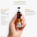 Elan Professional Oil Paint Set, 24 Vibrant Colors Mini Tubes 0.4fl oz, Non-toxic Oil Paints for Canvas Painting, Art Paints for Adults & Artists