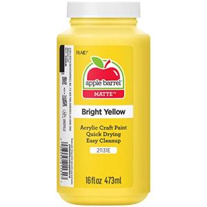 Apple Barrel Acrylic Paint in Assorted Colors (16 Ounce), 21131 Bright Yellow
