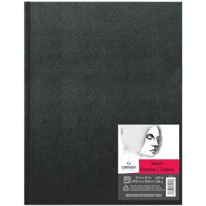 Canson Artist Series Sketchbook, Hardbound Journal, 11x14 inches, 184 Pages (65lb/96g) - Artist Paper for Adults and Students - Graphite, Charcoal, Pencil, Colored Pencil