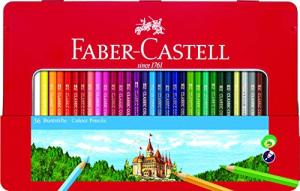 Faber-Castell Classic Colored Pencils Tin Set, 36 Vibrant Colors In Sturdy Metal Case - Premium Children's Art Products