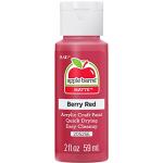 Apple Barrel Acrylic Paint in Assorted Colors 2 Ounce, 2 Fl Oz (Pack of 1), Berry Red