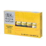Winsor & Newton Galeria Acrylic Paint, 6 x 60ml (2--oz) Tube Paint Set