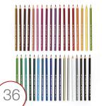 Faber-Castell Classic Colored Pencils Tin Set, 36 Vibrant Colors In Sturdy Metal Case - Premium Children's Art Products