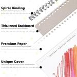 4 Pack Small Sketch Books, 5.5 x 8.5 Inch Mini Sketchbook, 68lb/100gsm Spiral Bound Small Sketch Pad, Acid Free Art Supplies Drawing Painting Sketchbook for Kids, Beginners, Artists & Easter Gift