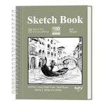 Sketch Book 8.5 x 11, Sketch Pad, Pack of 1 (68lb/100gsm), 100 Sheets Spiral Sketchbook, Acid Free Drawing Paper, Sketch Pads for Drawing for Adults, Art Paper for Drawing and Painting for Kids.