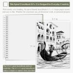 Sketch Book 8.5 x 11, Sketch Pad, Pack of 1 (68lb/100gsm), 100 Sheets Spiral Sketchbook, Acid Free Drawing Paper, Sketch Pads for Drawing for Adults, Art Paper for Drawing and Painting for Kids.