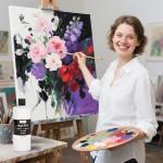 Nicpro White Large Acrylic Paint (16.9 oz, 500 ml), Rich Pigments, Non Toxic Craft Paint for Multi Surface, Canvas, Wood, Leather, Ceramic, Fabric, Stone - Art Painting Supplies for Beginners, Artists & Adults