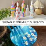 Nicpro White Large Acrylic Paint (16.9 oz, 500 ml), Rich Pigments, Non Toxic Craft Paint for Multi Surface, Canvas, Wood, Leather, Ceramic, Fabric, Stone - Art Painting Supplies for Beginners, Artists & Adults