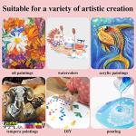 ESRICH 8x10 Canvas for Painting, 80 Pack Blank Painting Canvas, Primed Cotton Canvas Boards for Painting for Oil Paint, Watercolor, Acrylic Paint, Gouache and Tempera.